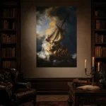 Rembrandt’s Storm on the Sea of Galilee Famous Art Print - Image 11
