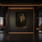 Tenebrism Lion Animal Wall Art Canvas Print - Image 11