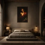 Tenebrism Wall Art Canvas Print | Chiaroscuro Figure Artwork - Image 4