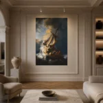 Rembrandt’s Storm on the Sea of Galilee Famous Art Print - Image 5