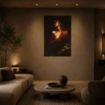 Tenebrism Wall Art Canvas Print | Chiaroscuro Figure Artwork - Image 5