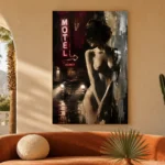 Motel Noir Nude Wall Art Canvas Print - Image 6