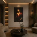 Tenebrism Wall Art Canvas Print | Chiaroscuro Figure Artwork - Image 6