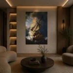 Rembrandt’s Storm on the Sea of Galilee Famous Art Print - Image 6
