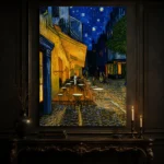 Van Gogh Cafe Terrace at Night Famous Art Prints Canvas Print - Image 6