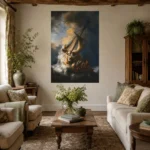 Rembrandt’s Storm on the Sea of Galilee Famous Art Print - Image 7