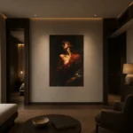 Tenebrism Wall Art Canvas Print | Chiaroscuro Figure Artwork - Image 8