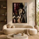 Motel Noir Nude Wall Art Canvas Print - Image 8