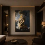 Rembrandt’s Storm on the Sea of Galilee Famous Art Print - Image 8