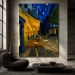 Van Gogh Cafe Terrace at Night Famous Art Prints Canvas Print - Image 8