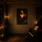 Tenebrism Wall Art Canvas Print | Chiaroscuro Figure Artwork - Image 9