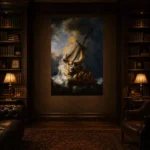 Rembrandt’s Storm on the Sea of Galilee Famous Art Print - Image 10