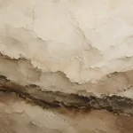 Weathered Horizon Textured Abstract Wall Art Canvas Print