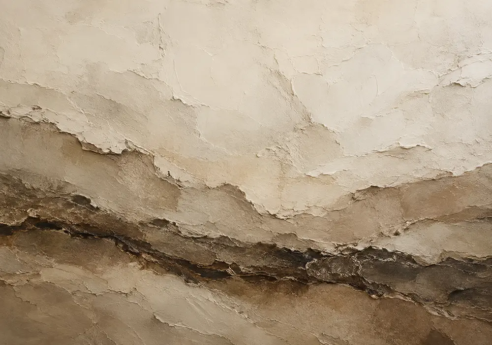 Weathered Horizon Textured Abstract Wall Art Canvas Print