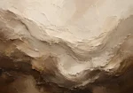 Flowing Earth Textured Abstract Wall Art Canvas Print