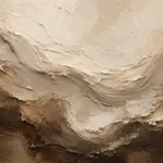 Flowing Earth Textured Abstract Wall Art Canvas Print