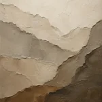 Layered Earth Textured Abstract Wall Art Canvas Print