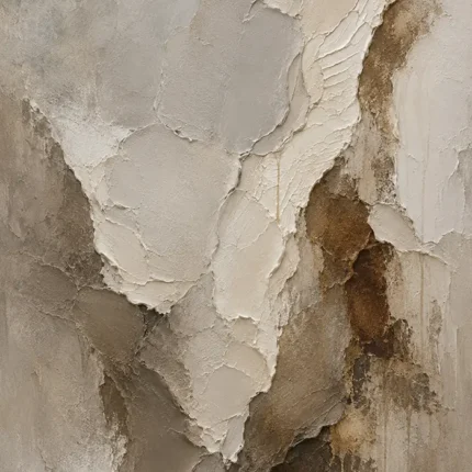Vertical Stone Vein Textured Abstract Wall Art Canvas Print