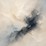 Charcoal Mist Flow Fluid Abstract Wall Art Canvas Print