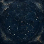 Celestial Navigation Chart Constellation Wall Art Canvas Print