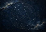 Celestial Sphere Chart Constellation Wall Art Canvas Print