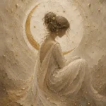 Moon Phase Muse Celestial Feminine Wall Art Canvas Print