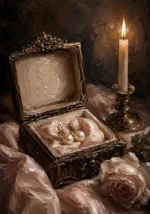 Pearl Earrings Romantic Bedroom Wall Art Canvas Print