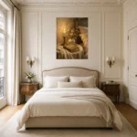 Candlelit Nightstand Bedroom Wall Art Canvas Print - Image 9
