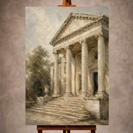 Classical Architecture Wall Art wall art print for elegant interiors