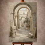 Classical Architecture Wall Art wall art print for elegant interiors