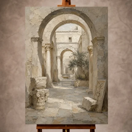 Classical Architecture Wall Art wall art print for elegant interiors