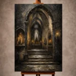 Gothic Architecture Wall Art wall art print for elegant interiors