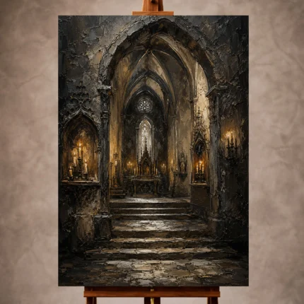 Gothic Architecture Wall Art wall art print for elegant interiors