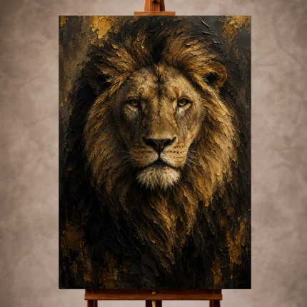 Lion Wall Art wall art print for elegant interiors