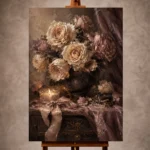 Romantic Bedroom Wall Art wall art print for elegant interiors