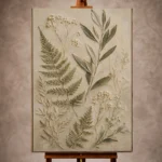 Botanical Bedroom Wall Art wall art print for elegant interiors