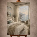 Coastal Bedroom Wall Art wall art print for elegant interiors