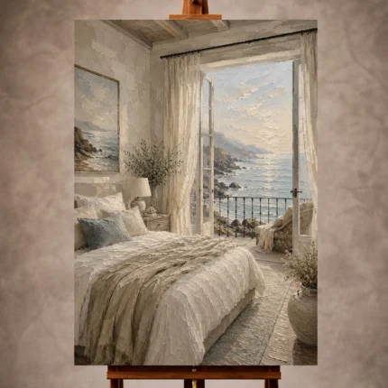 Coastal Bedroom Wall Art wall art print for elegant interiors
