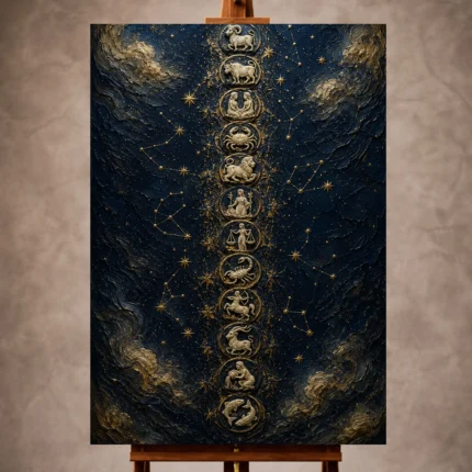 Zodiac Wall Art wall art print for elegant interiors