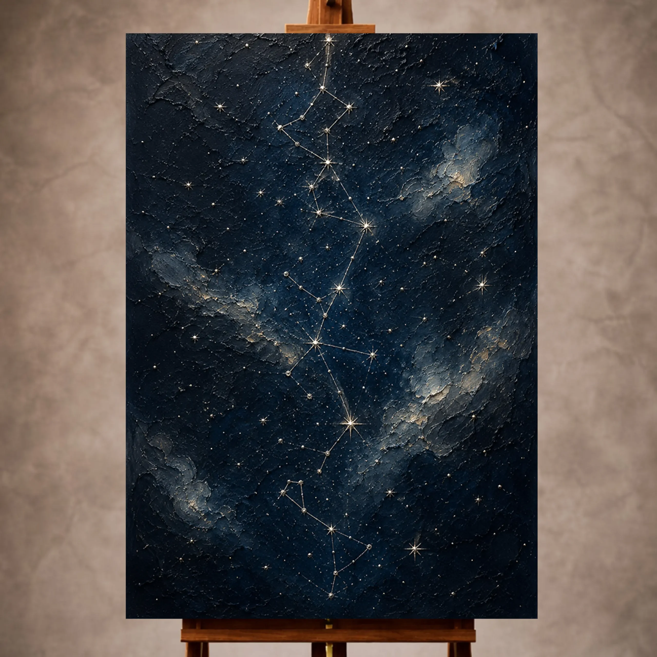 _Dikey Mocvkap001 Constellation Wall Art wall art print for elegant interiors