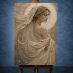 Celestial Feminine Wall Art wall art print for elegant interiors