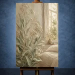 Botanical Bedroom Wall Art wall art print for elegant interiors