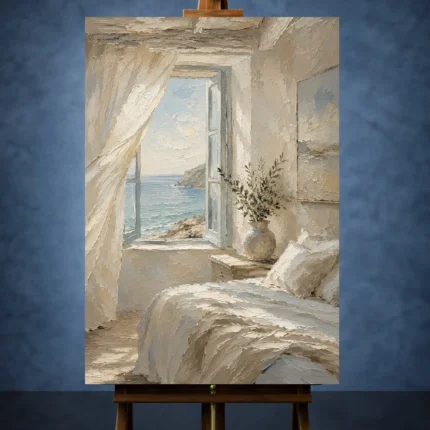 Coastal Bedroom Wall Art wall art print for elegant interiors