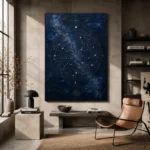 Celestial Star Atlas Constellation Wall Art Canvas Print - Image 4