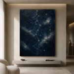Celestial Star Map Constellation Wall Art Canvas Print - Image 5