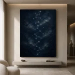 Midnight Celestial Path Constellation Wall Art Canvas Print - Image 5