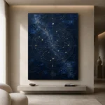 Celestial Star Atlas Constellation Wall Art Canvas Print - Image 5