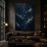 Celestial Star Map Constellation Wall Art Canvas Print - Image 6