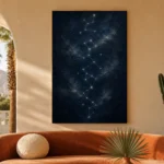 Midnight Celestial Path Constellation Wall Art Canvas Print - Image 7