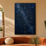 Celestial Star Atlas Constellation Wall Art Canvas Print - Image 7